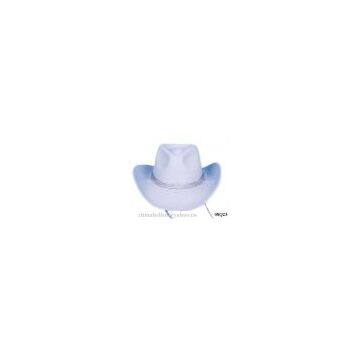 wool felt cowboy hat,grey