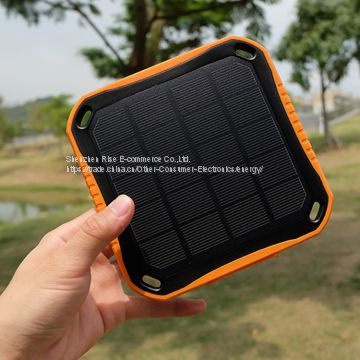 2017 Dual USB solar power bank,portable solar power bank,waterproof solar power bank