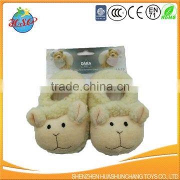 wholesale plush slipper stuffed sheep toy baby shoes