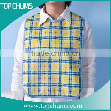 Oem disposable Water proof adult dribble plastic bibs