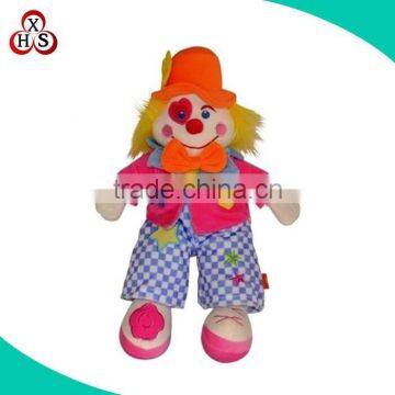 Funny custom soft plush stuffed clown toy