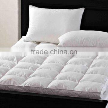 White Goose Down and Feather Filling Mattress Topper Mattress Pad photo-2