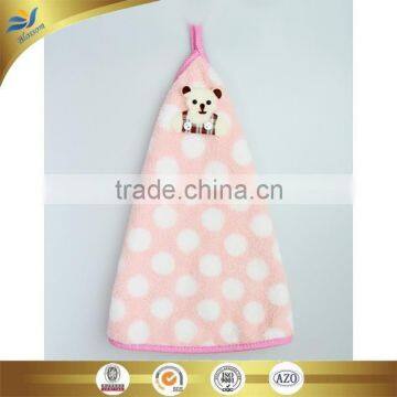 Polyester and Polyamide Microfiber Hand Towel Fan-shaped Towel With Ties Using Forkitchen Cleaning photo-2
