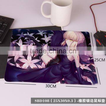 Fate Grand Order Rubber Color Printing Anime Mouse Pad Wholesale Standard Cosplay Mouse Pad