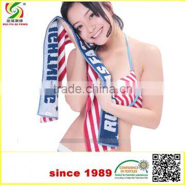 100% Cotton Unisex Adult Quick Dry Custom Sport Towels GYM Towel With Logo photo-4
