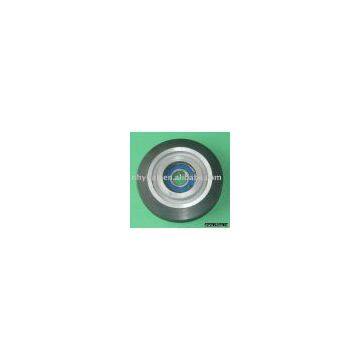 rubber wheel with steel