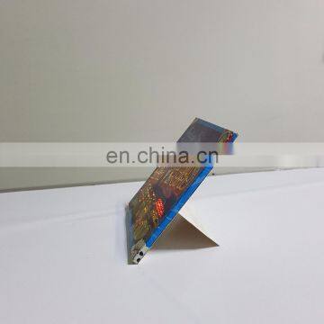 Custom pop up 3d led light up handmade decoration greeting card