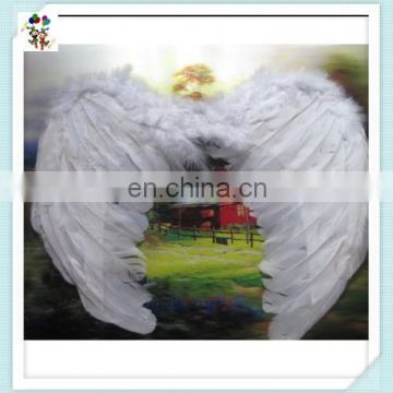 Adult Party Costume Large White Feather Angel Wings HPC-0831