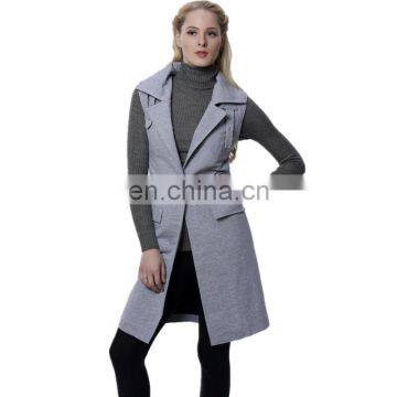 2015 Fashion Longline Lapel Collar Lady Jacket,custom Jacket,jacket for Women photo-4
