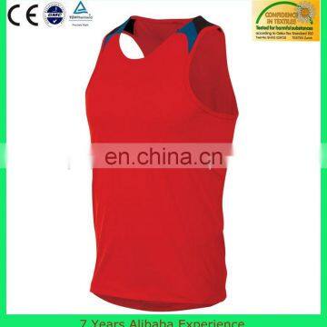 Pomotion Red Sportwear for Men, Dry Fit Tank Top, Quick Dry Fit Sports Singlet(7 Years Experience)