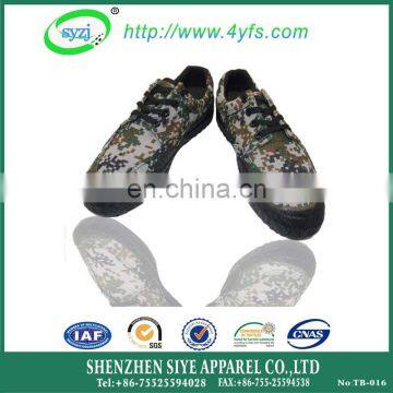 China hot selling wholesale camouflage military tactical boots in Shenzhen