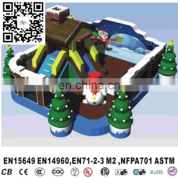 Inflatable Christmas Amusement Park Inflatable Fun City Inflatable Playground