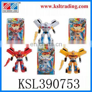 plastic fighter toy robot for kids