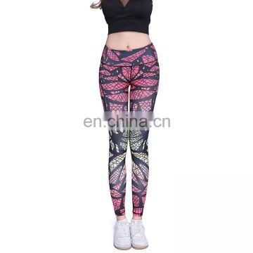 Latest Design Print Floral Yoga Pants Sports Leggings Fitness Women