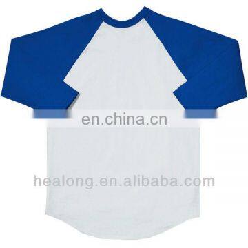 Baseball & Softball Jersey ADULT Raglan 3/4 Sleeve Sports Undershirts (12 Shirt Colors)
