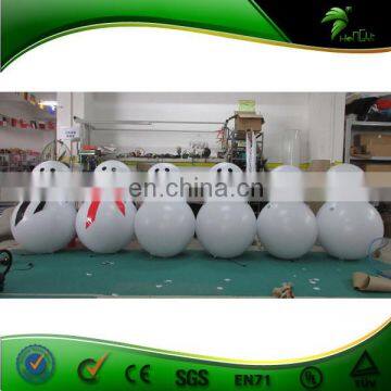 LED Light Inflatable Snow man For Yard Decoration / 1.5m Inflatable Snowman Model / Logo Allow Snowman Shape Inflatable Balloon