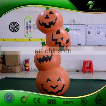 Hot Sale Custom Advertising Inflatable Pumpkin Human Balloon with LED Light, Inflatable Halloween Ornament for Party