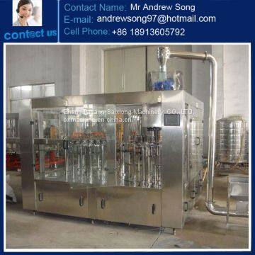 China supplier automatic bottle juice filling and sealing machine