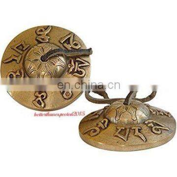 Tibetan-Om-Mani-Tingsha-or-Metal-Cymbals-Musical-Instrument Tibetan-tingsha-cymbals-Om-Mani-Padme-Hum Brass Bells bell