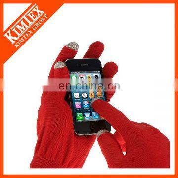 Acrylic custom printing smartphone gloves