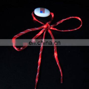2018 High Quality Light up Nylon Flashing Led Shoelace for Sport