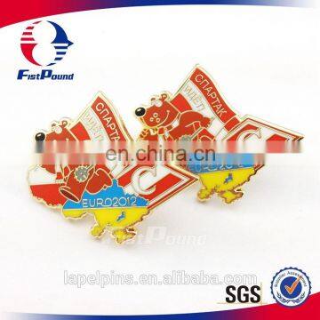 China bulk cheap imitation hard enamel lapel pin with oem design