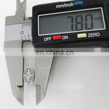 Oval Silver Finish Saint Benedict Metal Medal Catholic Rosary Beads photo-3