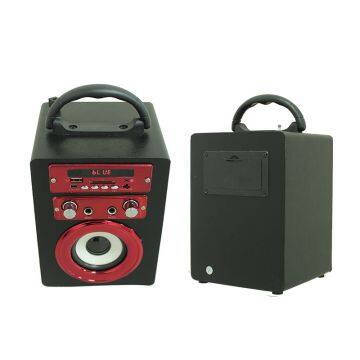 Hot Dual 3inch Indoor Karaoke Player Use Super Bass Good Voice Wireless With Microphone Function TF Card and USB photo-5