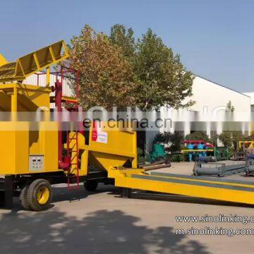 SINOLINKING 50 tons mini gold mining machine gold washing machine