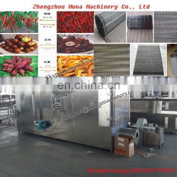 Ginger drying machine mesh belt dryer price