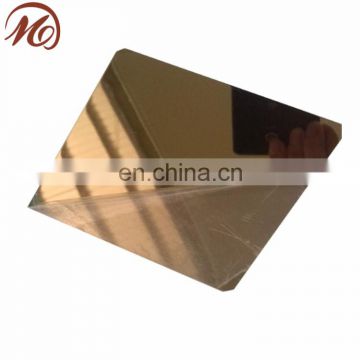 golden stainless steel sheet