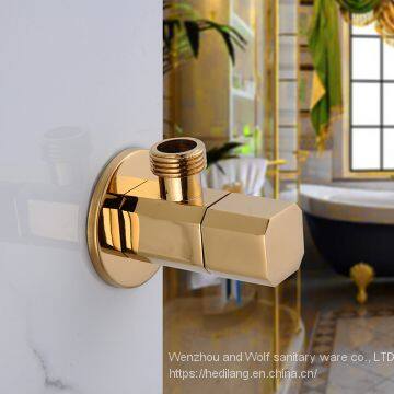 Triangle valve thickening hot and cold universal water heater valve