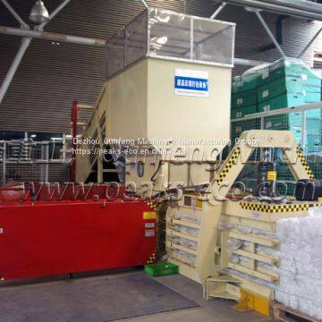 The introduction of waste compacting machine  Semi Automatic Baler