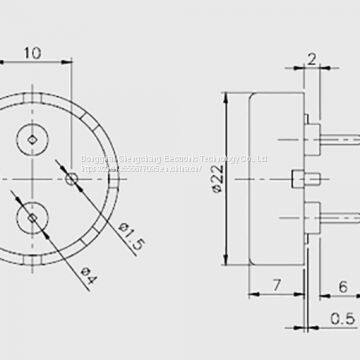 Piezoelectric Passive Buzze Scdz22*07 photo-2
