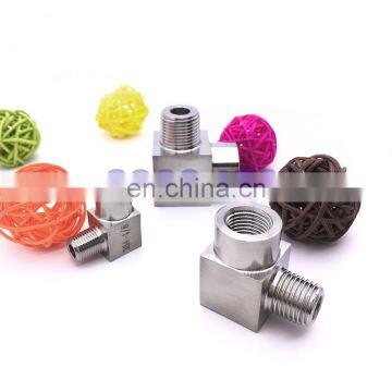 Quick Coupler 3/8'' Male to Female Thread Elbow Right Angle Fittings Stainless Steel 304 L Type Hydraulic Pipe Fittings photo-3