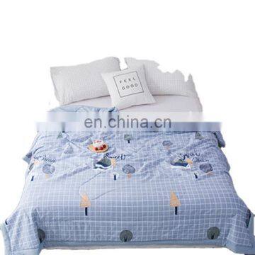 Wholesale Good Quality Summer Quilt Wholesale Summer Pure Cotton Quilt Air Conditioning Quilt