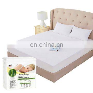 Custom Waterproof Bedbug Proof Breathable Mattress Protector for Hospital/Hotel/Home