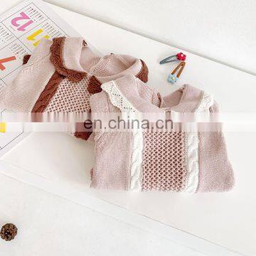 Knitted Baby Romper Newborn Baby Clothes Autumn Girls Jumpsuit Winter Baby Sweater Girl Jumpsuit Infant Romper Overall