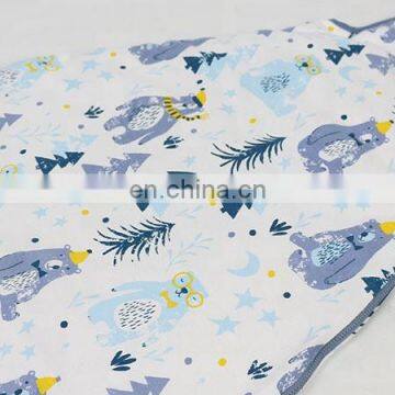 100% cotton cartoon design printed baby sleeping bag 2.5 tog sleep sack for toddlers