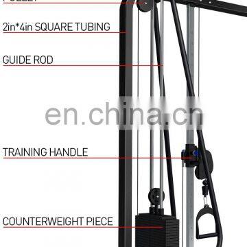 High Quality Body Building Pin Loaded Single Cable Tower Machine photo-2