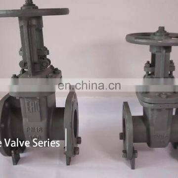 Russia steel flange end gate valve with electric actuator