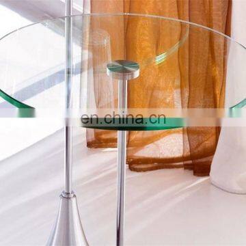 Wholesale modern design glass top round dining table