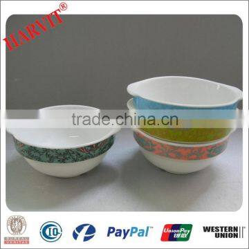 Colorful Tableware Ceramic 4pc Mixing Bowl Sets
