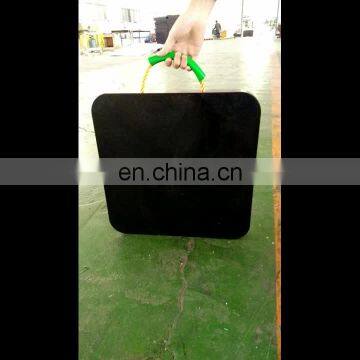 crane stabilizer leg pad, pe plastic outrigger pad, uhmw polyethylene crane outrigger pad uhmwpe crane foot bearing
