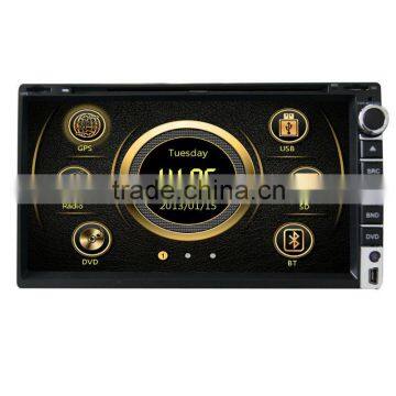 universal car dvd navigation system with GPS/Bluetooth/Radio/SWC/Virtual 6CD/3G internet/ATV/iPod/DVR