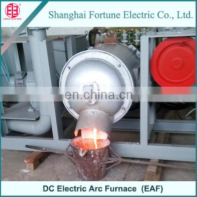 small DC submerged electric arc furnace for silicon refining furnace