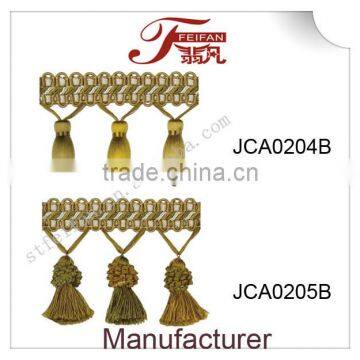 Fontainebleau Style---Green Gold,curtain Tassel Fringe,wholesale Tassels,tassel and Fringe photo-2