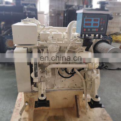 Original 4 Cylinder 4 Stroke 125hp Marine Engine 4BTA3.9-M125 Diesel Engine