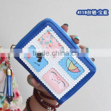 Mixed Colorful Purse Handbang for Women Cartera Billetera Para Dama Design With Cartoon Giraffi photo-3