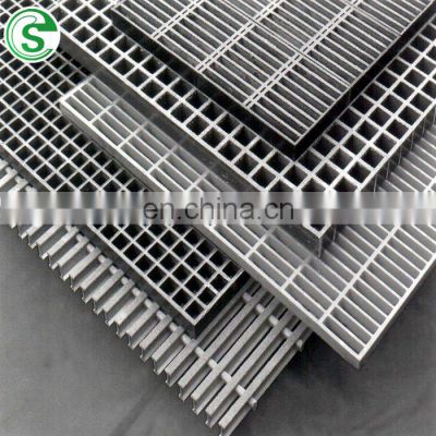 SC plain/serrated galvanized steel grate stair treads grating panel weight